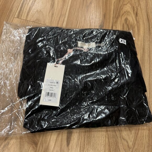 LoveShackFancy | Lavender Stretch Pointelle Mini Dress | Black | NWT - Picture 6 of 10